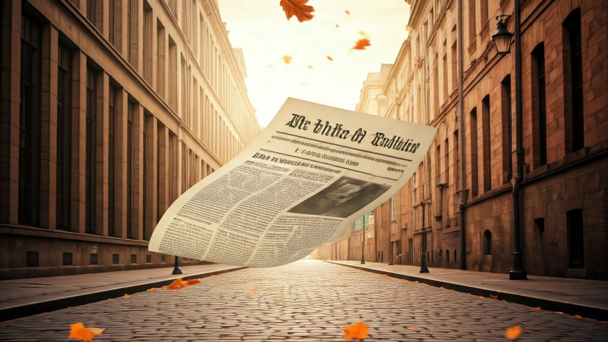I Read a Newspaper Today…and I Liked It. Isn’t That Weird?